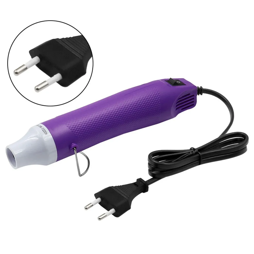 

300 Вт тепловой электроинструмент с поддержкой сиденья, термоусадочный пластик, горячий воздух с использованием 220 В, температура пайки, ремесленный вентилятор