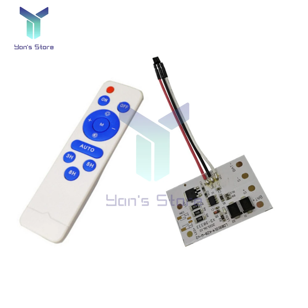 3.2V 3.7V Remote Control Solar Ceiling Light Control Panel Solar Flood Light Integrated Street Light 30W Circuit Board Driver