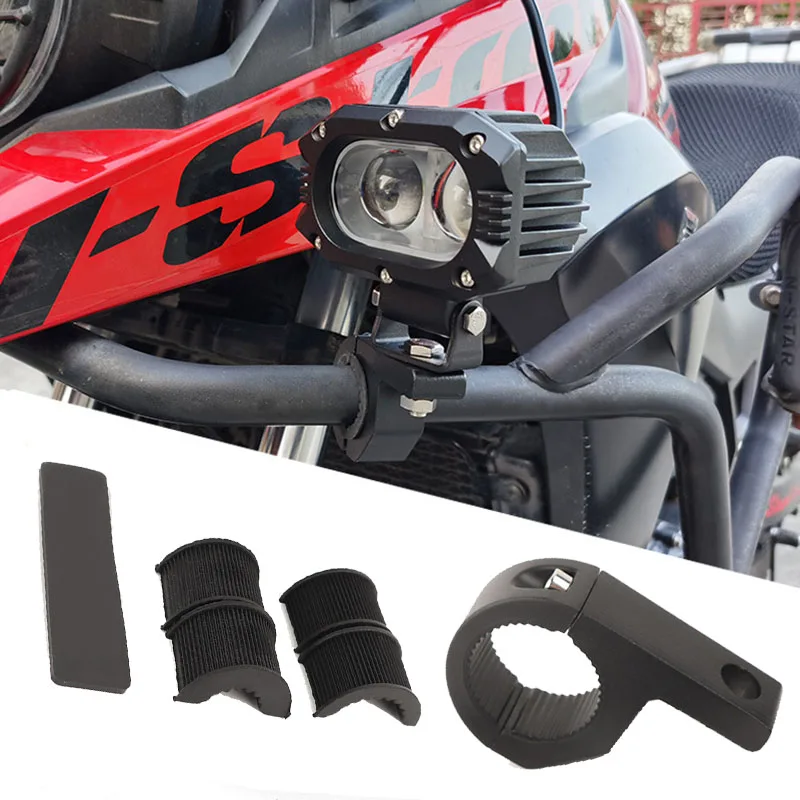

19/25/32mm Motorcycle LED Auxiliary Lights Bracket Fog Lamp Supporter Diameter Handlebars Universal Motorcycles Handlebar Parts