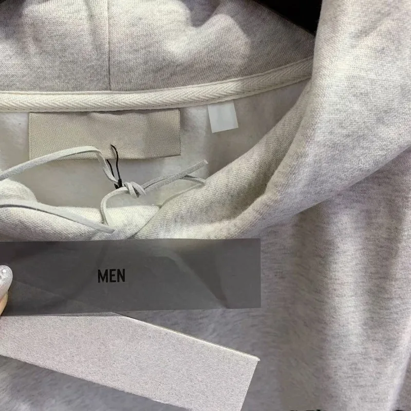 الموسم 8 العلامة التجارية الكلاسيكية مزدوجة اصطف الرجال هوديس المتضخم تصميم فاخر الجبهة الخلفية أفخم رسالة هوديي شارع العليا زوجين مجموعة #5