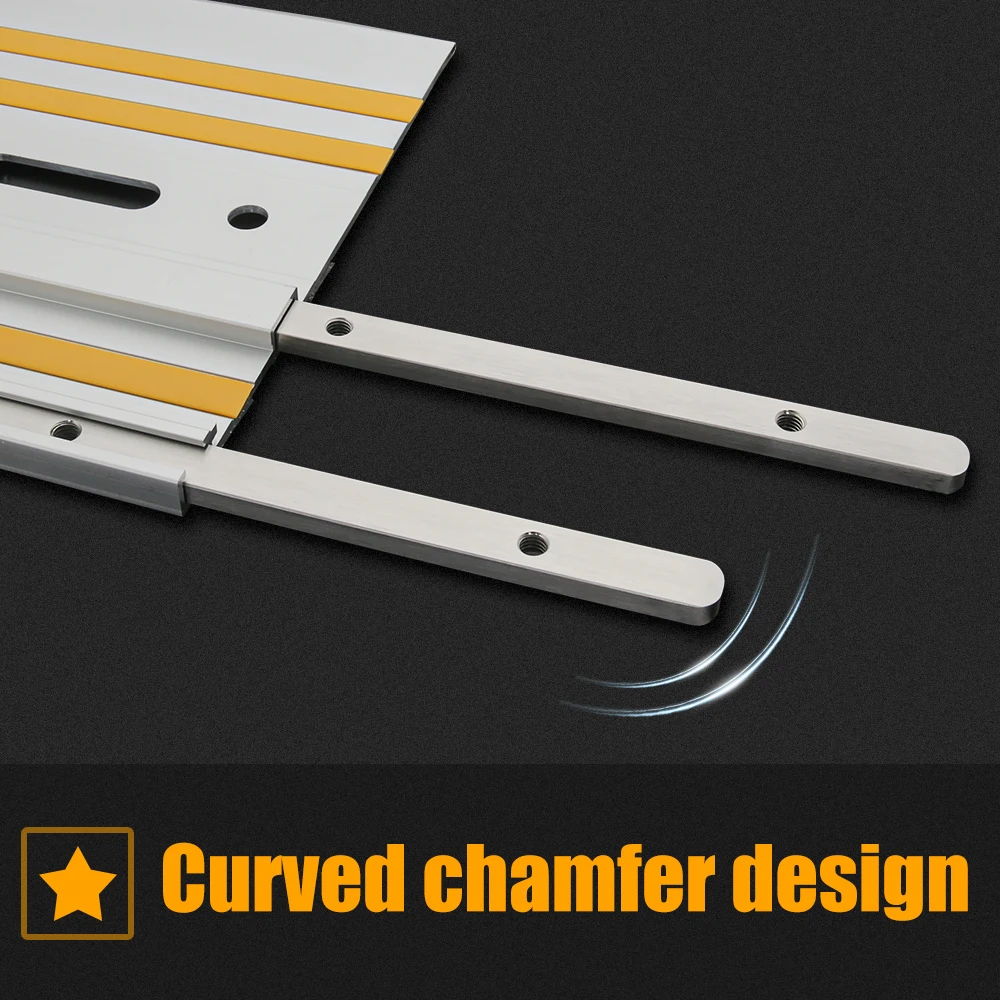 Guide Rail Connector Kit for Compatible Festool Makita Track Saw Replacement Wooden Board Cutting Guide Rail Connector