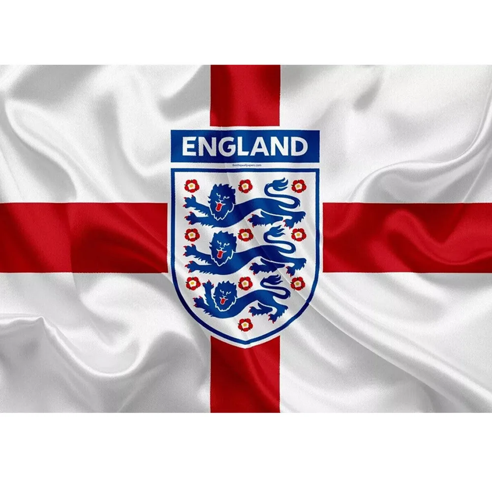 England Football 3 Lions Large 5FT X 3FT Euro 2024 Flag Banner Flags English