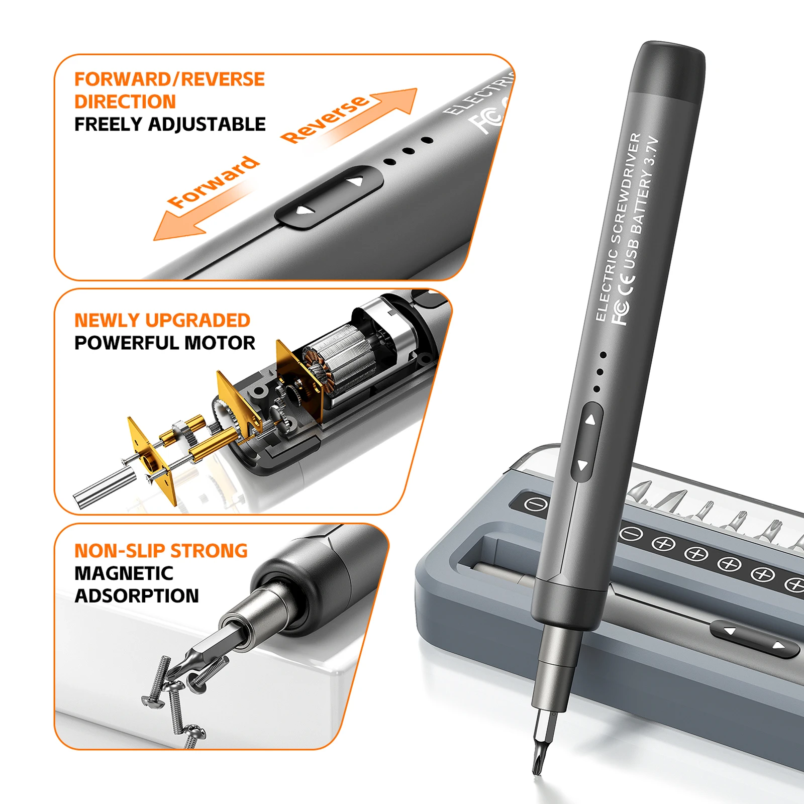 Precyzyjny wkrętak bezprzewodo – Electric Screwdriver Rechargeable Usb recenzja i cena