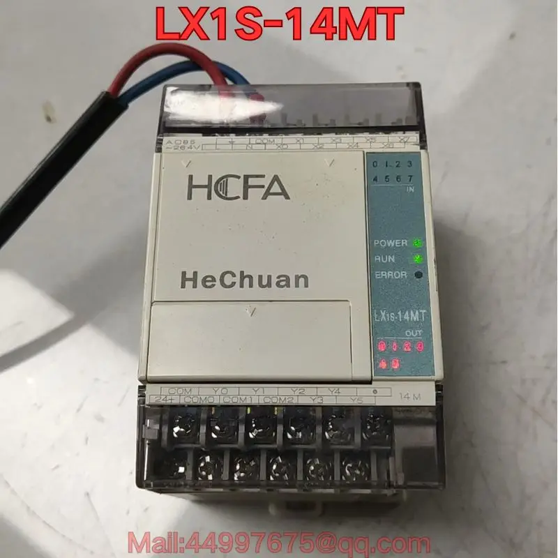 

Second-hand LX1S-14MT PLC controller functional test is normal