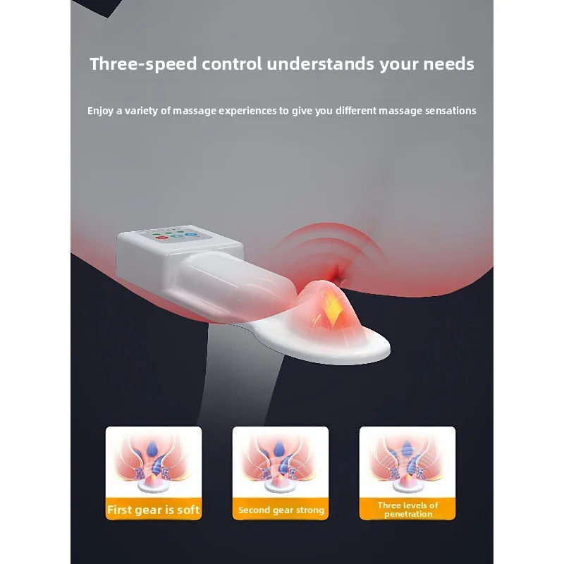 Multifunctional hemorrhoid massager Red light hot compress vibration massage relieves anal hemorrhoids