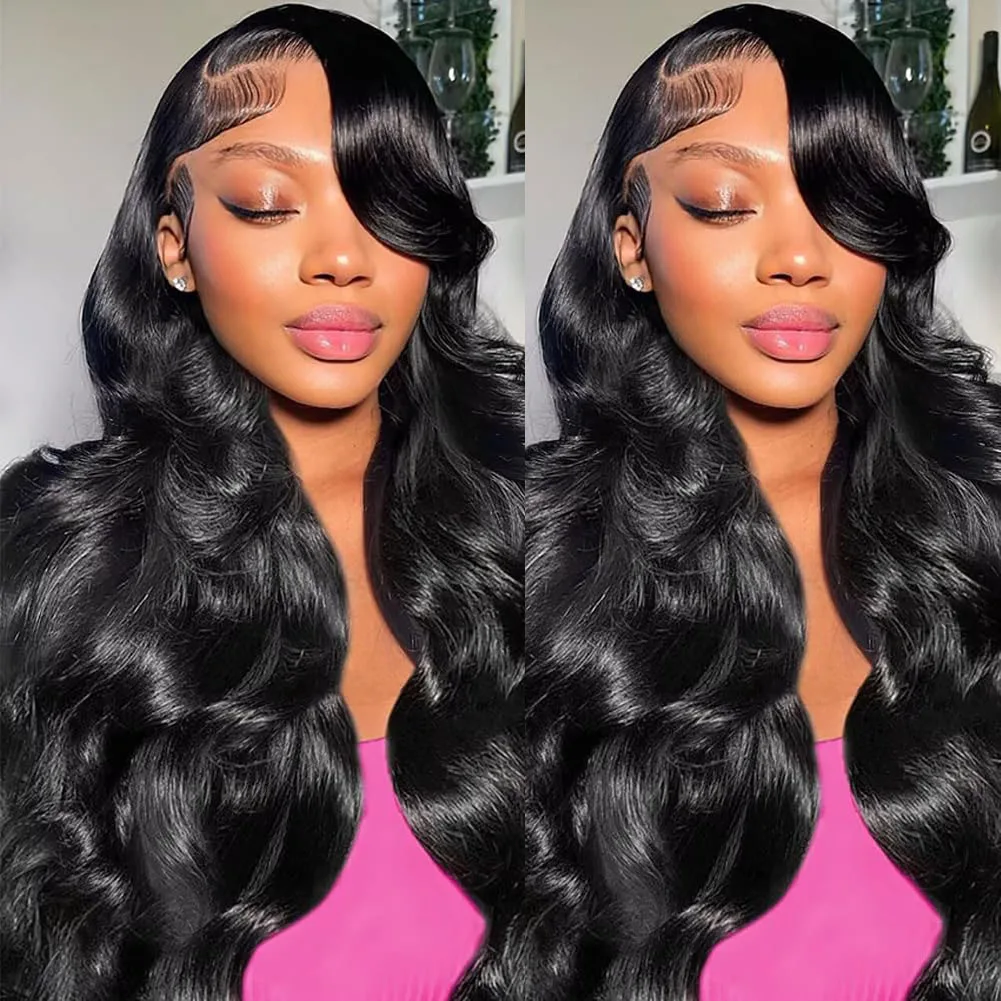 

40 Inch Body Wave Lace Frontal Wigs Human Hair 13x6 13x4 Hd Pre Plucked Lace Front Wig Human Hair Wig 250 Density Lace For Women