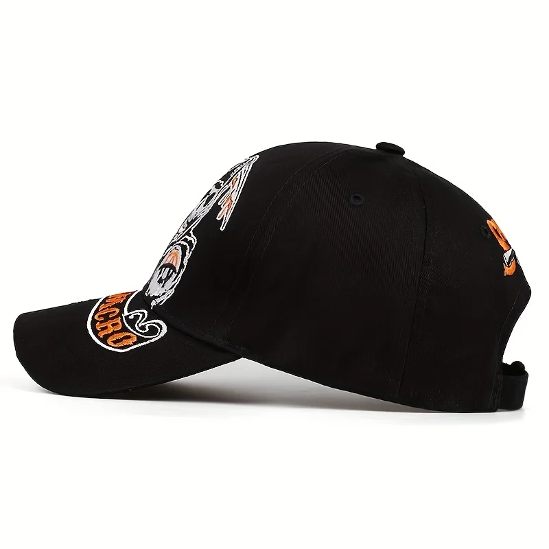 SAMCRO Baseballkappe SOA Sons of Anarchy Totenkopf-Stickerei, lässige Snapback-Mütze, modische, hochwertige Renn- und Motorrad-Sportmütze – Detail 4