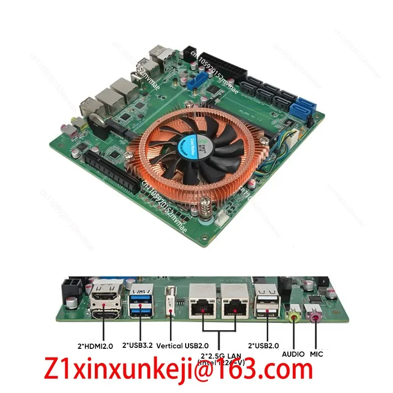 Topton AMD Ryzen 7 5825U 5800H 8-Bay NAS Firewall Motherboard 8*SATA 2*NVMe 2*2.5G LAN 2*DDR4 1*PCIE3.0 X8 Gaming ITX Mainboard