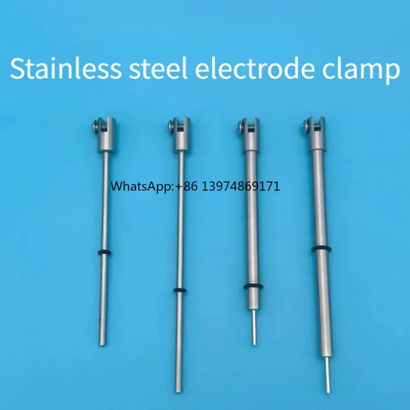 JJ120 Stainless Steel Electrode Clamp Working Electrode Multi purpose Fixture Small Diameter Gap 3mm Invoice Issued