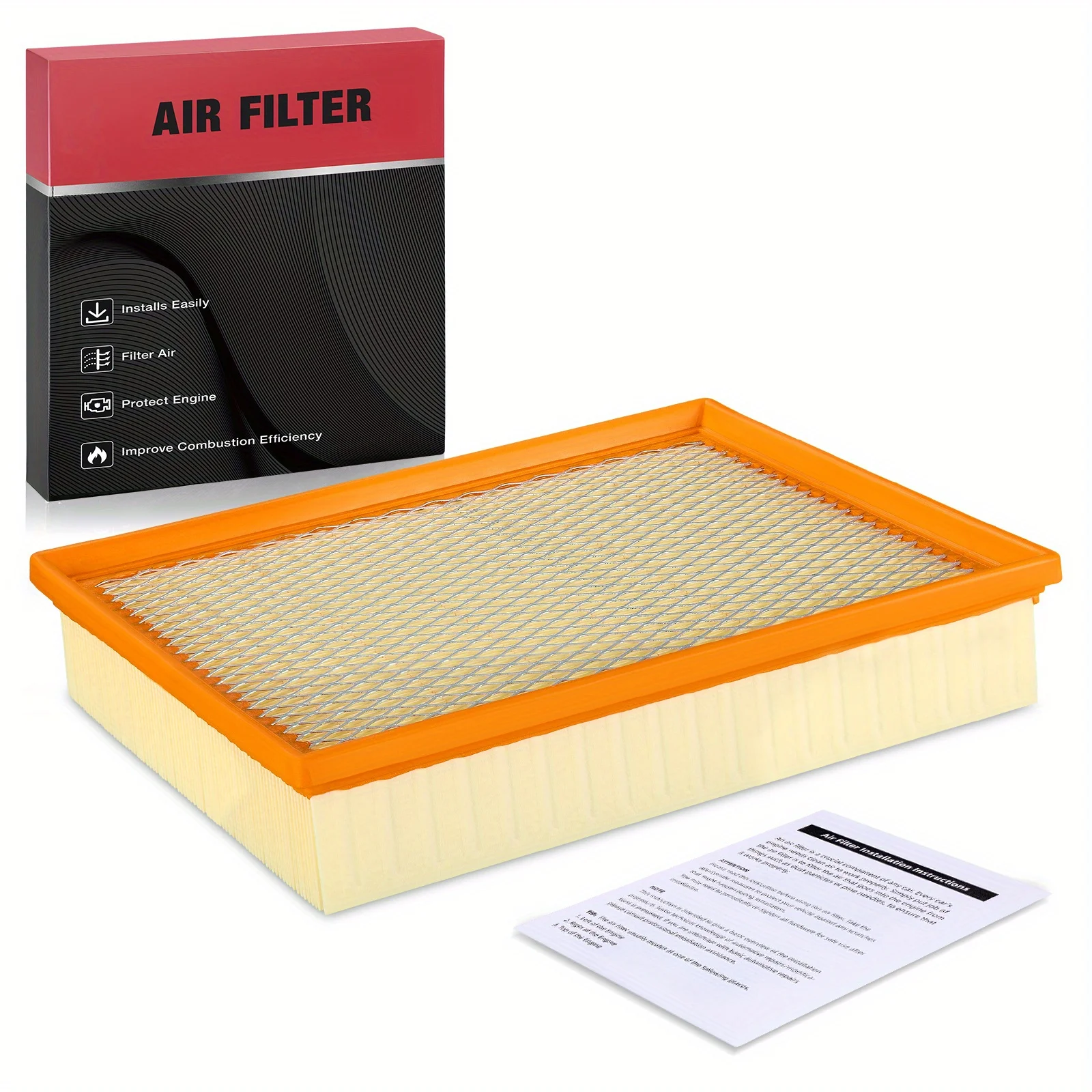 

Engine Air Filter , Avalanche, Compatible with GMC C3500HD, Sierra 1500/Classic/HD/HD Classic/Limited, Sierra 2500 99-04