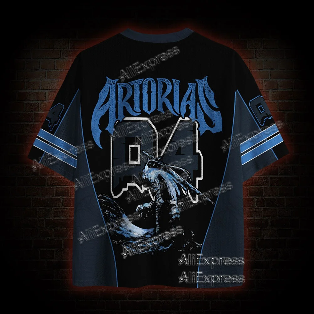 (ZZ) New Dark Series, Street Trendy Quick Drying Mesh Jersey, Sports Breathable Adult V-neck T-shirt, Handsome and Comfortable