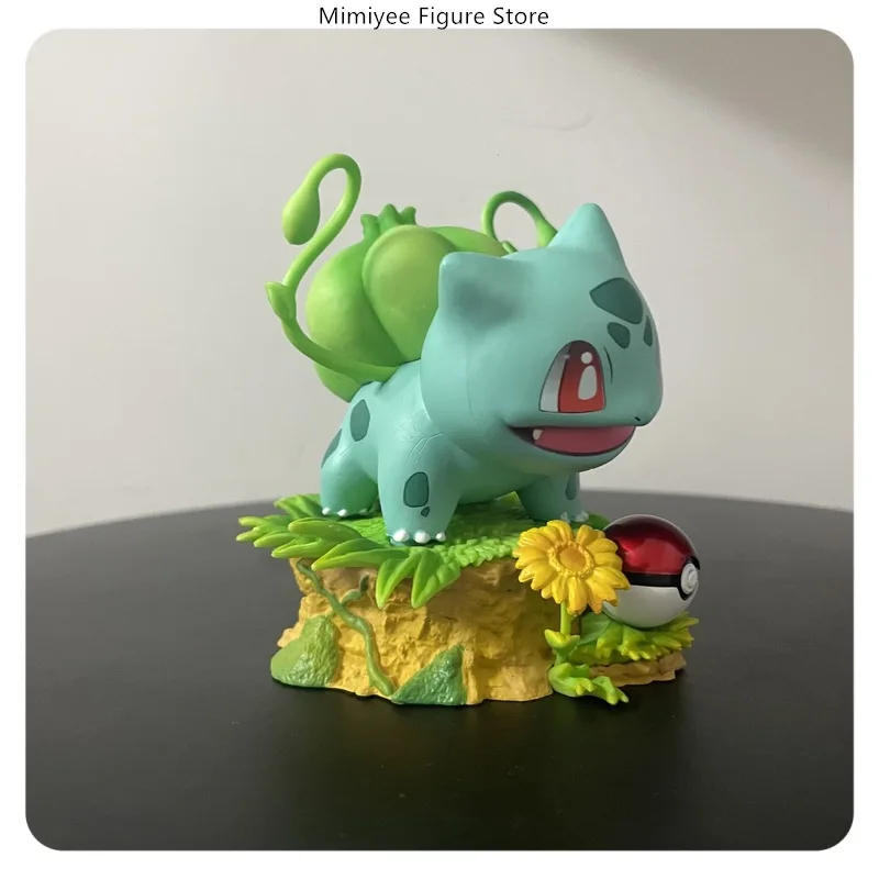 10 cm Bulbasaur & Squirtle Cute Anime Figure Model Statue Collection Decorazione del desktop Ornamento Giocattoli Regali per i fan