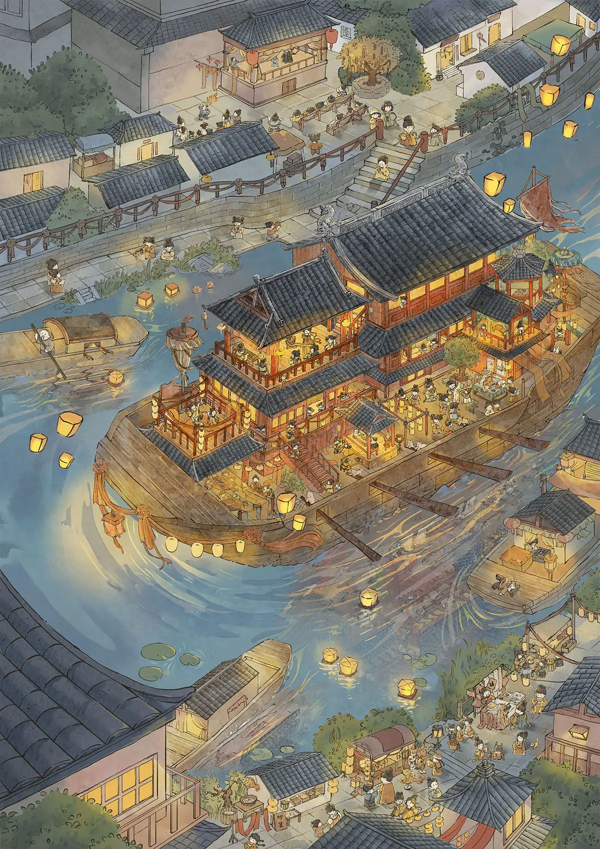 

Наклейки JIAMEI Plus Size Kawaii 3D в стиле ретро с мультяшными миниатюрными сценами для скрапбукинга, DIY, для создания забавных пейзажей