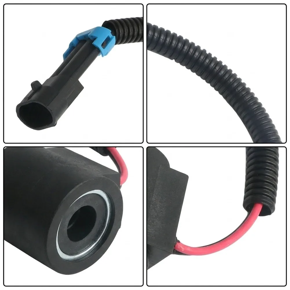 Hydraulic Solenoid Coil 12V for HydraForce 08 for 80 98 88 Series For Valve Cartridges with Red Black Wiring Harness