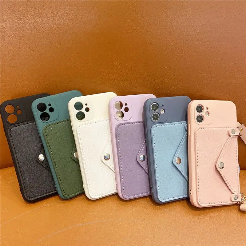 

Hand card case for iPhone16promax phone case iPhone16 New iPhone14 silicone iPhone13 fall proof