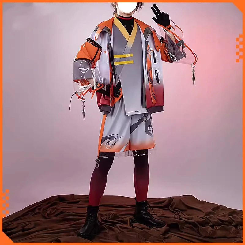 YouTuber Virtual Cosplay Traje para Homens e Mulheres, VTuber Kitami Yusei, Uniforme Casual, Roupas de Role Play, Fato de Halloween, Moda