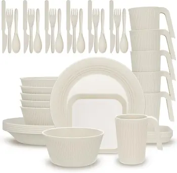 Wheat Straw Dinner Set 1