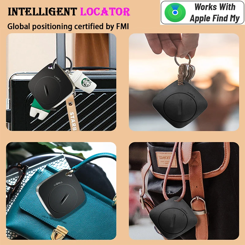 The intelligent Bluetooth GPS tracker uses Apple Find, ITag, anti loss reminder device, MFI locator, car key, pet, and child tra