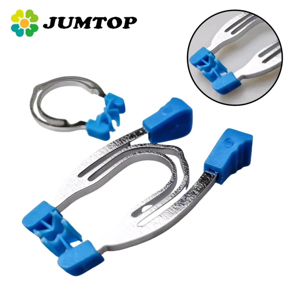 Dental Matrix System Kit with Sectional Contoured Clips, Metal Spring Rings, Clamps, Wedges & Plier Set for Restorative Dentistr