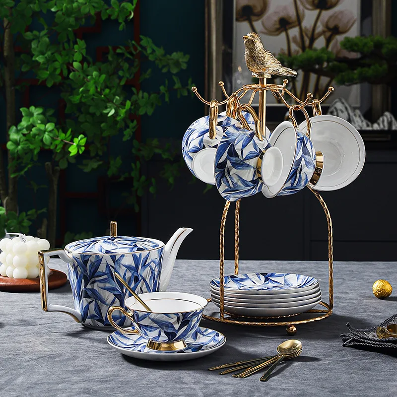 

Light Luxury Exquisite Coffee Cup Set, English Afternoon Tea Set, Suitable for Multiple Scenarios