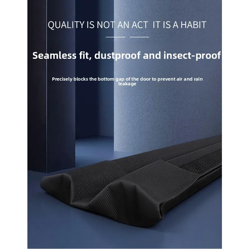 شريط عزل سفلي للباب مقاوم للماء من قماش أكسفورد، فجوة باب غرفة النوم مقاومة للرياح، عازلة للصوت، عازلة للحرارة #3
