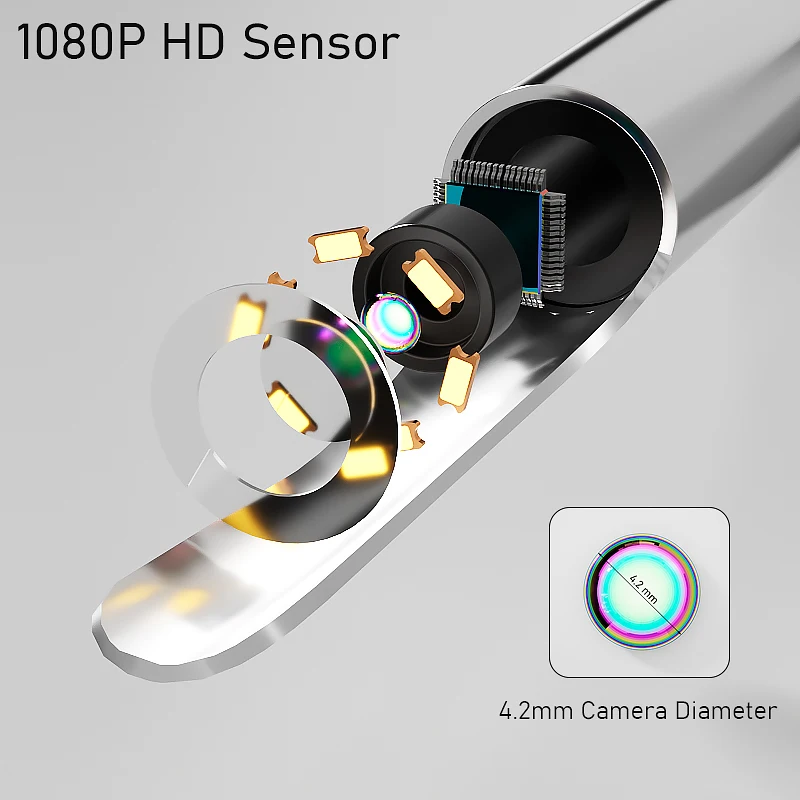 4.3'' IPS Screen P2P Point-to-Point Ear Scope Camera Smart Visual Ear Cleane USB Ear Sticks Health Care