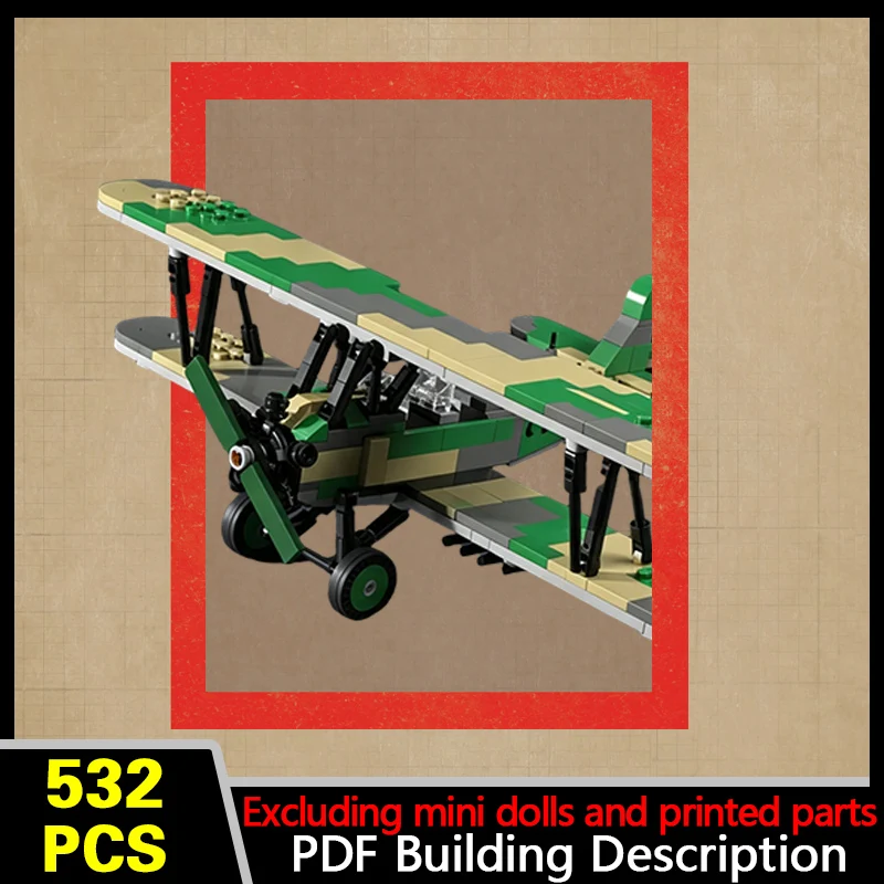 Po-2 Multirole Biplane Model MOC Building Bricks War Equipment Modular Technology Gifts Holiday Assemble Children Toys Suit