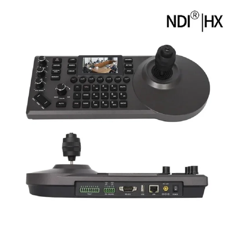 

NDI Controller POE PTZ Joystick Camera Keyboard Controller Live Streaming Camera NDI Control Unit Church Studio