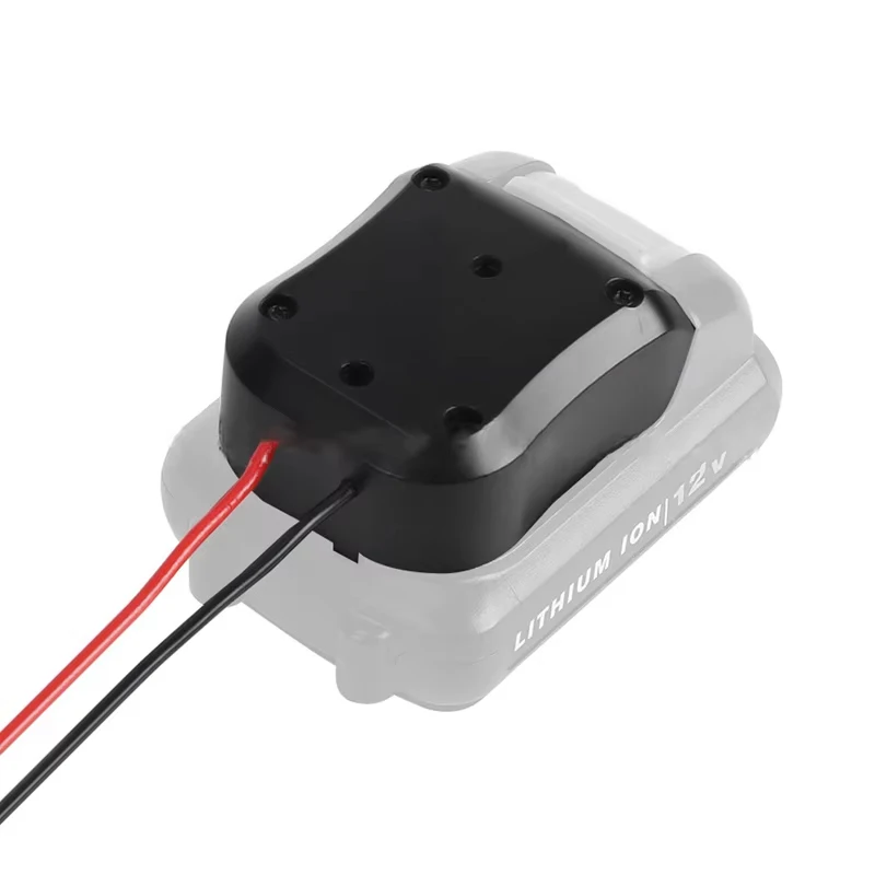 Power Wheels Adapter for DEWALT 10.8V-12V Max Lithium Battery Dock Power Connector DIY Battery Output Adapter with 14 AWG Wires