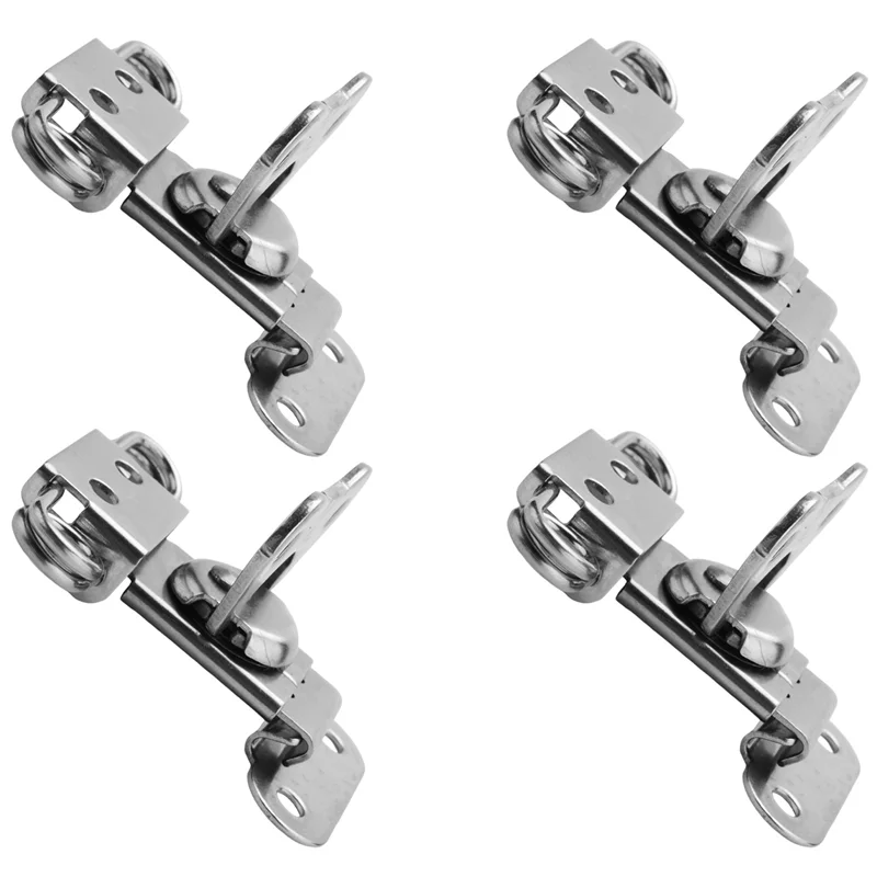 

A99E-16 Pack 304 Stainless Steel Twist Latch With Keeper And Spring Butterfly Draw Latch For Case Box