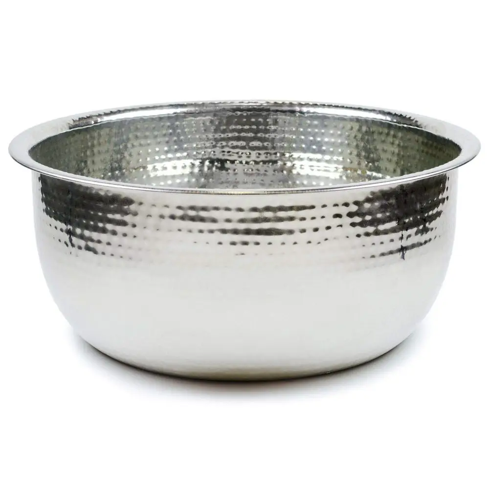 Hand Hammered Stainless Steel Pedicure Bowl