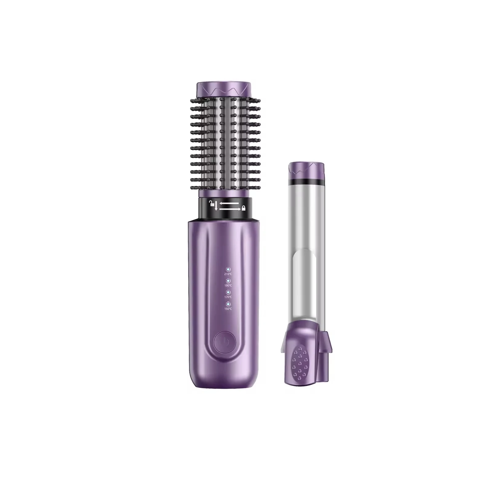 

Wireless 2 in 1 Hair Straightener Portable Cordless Travel Straightener Brush Electric Hot Comb Flat Iron Hair Straightening