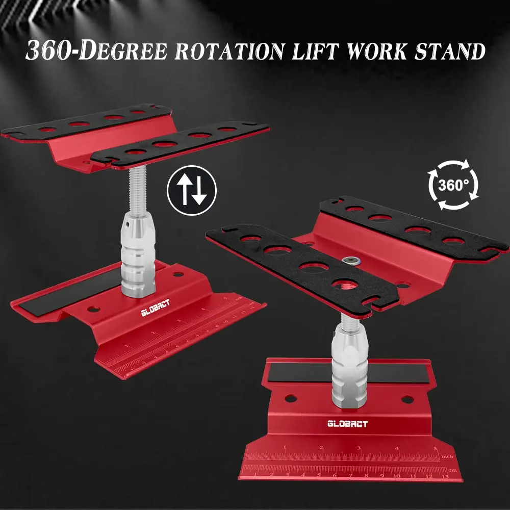 글로백트 RC 자동차 수리 작업대 및 521개 RC 나사 키트 (RC 드라이버, 나사, 팔레트 포함) 1/8, 1/10, 1/12, 1/16, 1/18 RC 자동차용