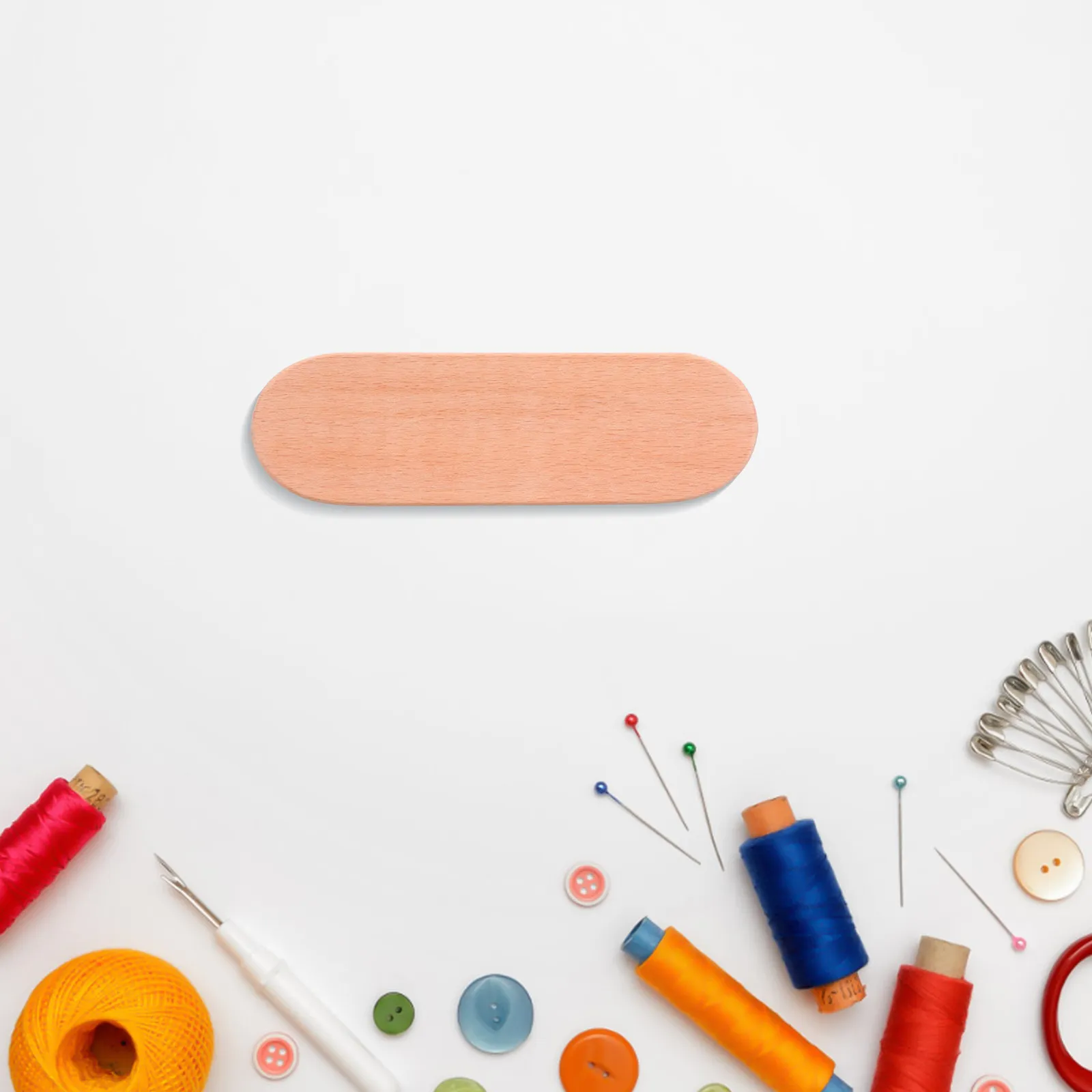 

2Pcs Wooden Seam Pressing Tool Tailor Clapper Sewing Quilting Fabric Pressing Board Steam Iron Patchwork Flattening Block