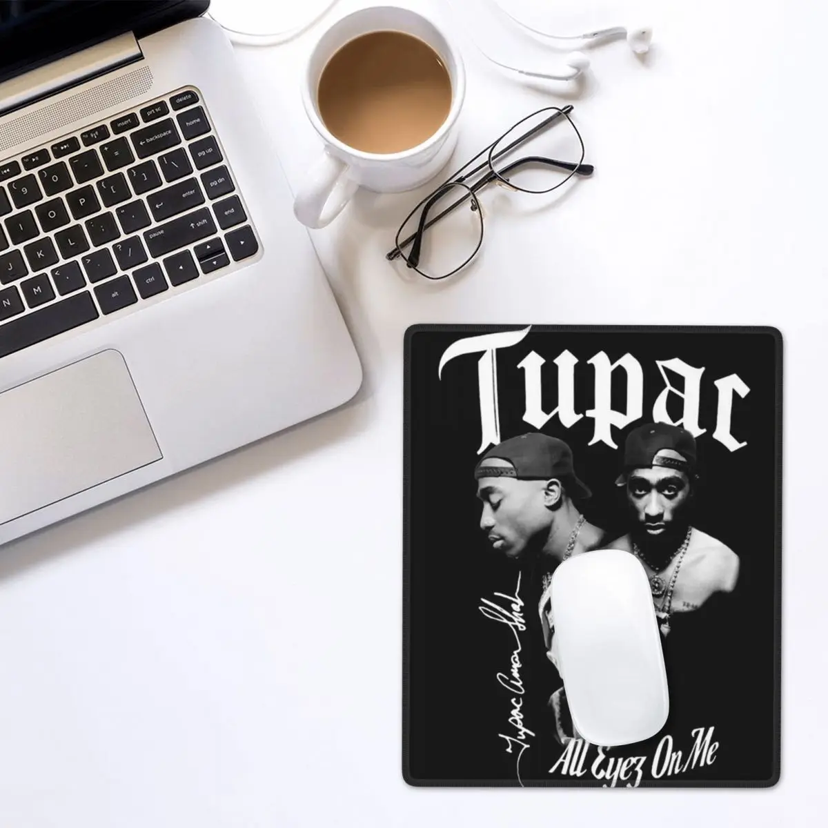 Rapper Tupac 2PAC Hip Hop Mouse Pad Gamer PC Laptop Mats Keyboard Computer Gaming Office Accessories Desk Mat