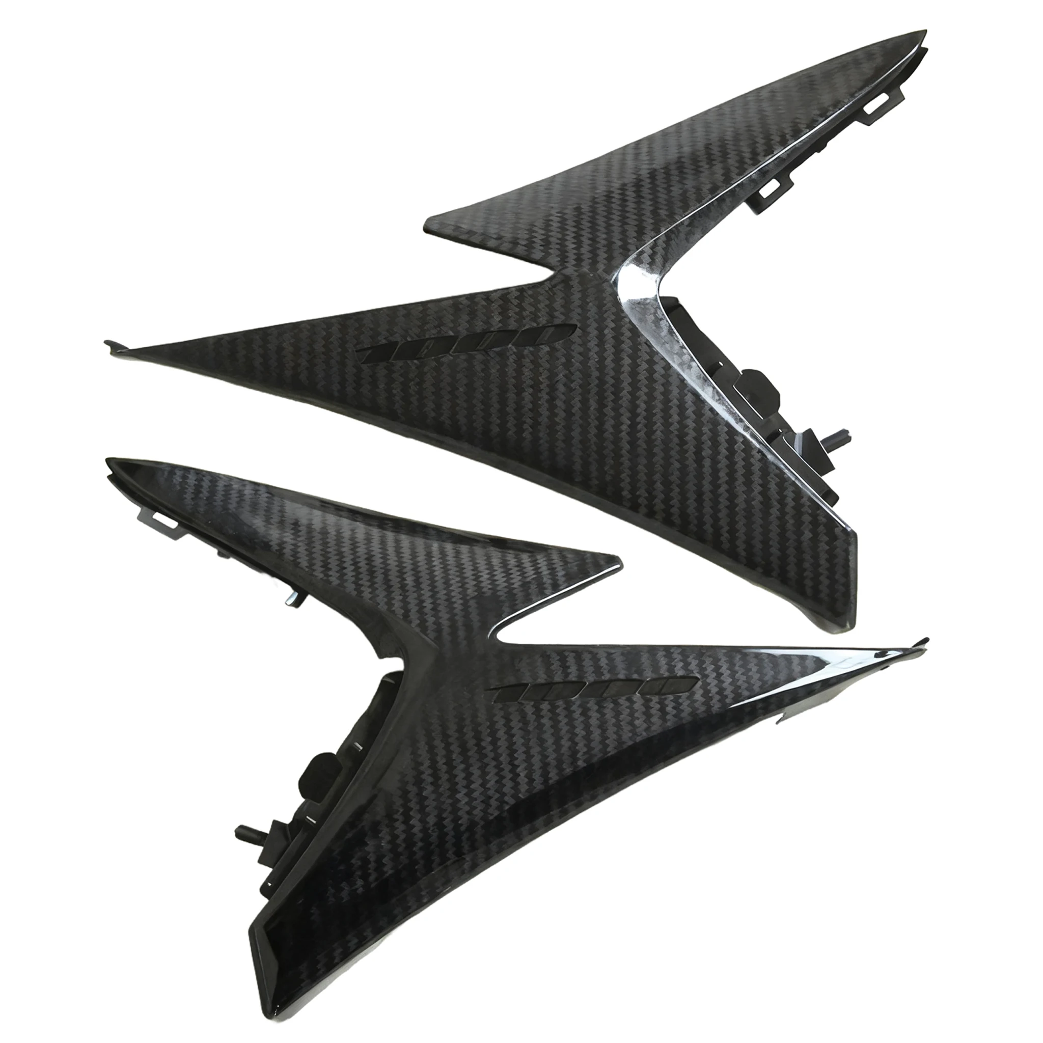 ABS Plastic Carbon Fiber Color Motorcycle Fairing Panel Cowling for Suzuki GSXR1000 K9 2009-2016 Side Tank Guard Fuel Gas Covers