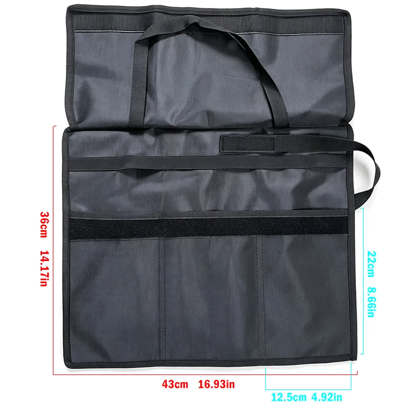 Cleaver Bone Chopper Cutting Knives Pocket Kitchen Cooking Knife Carry Case 3 Large Slot Scratch-resistant Chef Knife Roll Bag