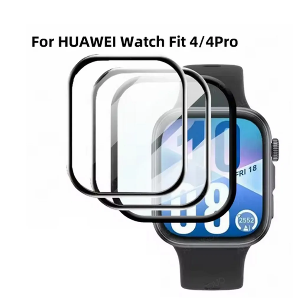 Soft TPU Film and PMMA Screen Protector For Huawei Watch Fit 4 Fit4 Pro Tempered Glass Anti-scratch Protective