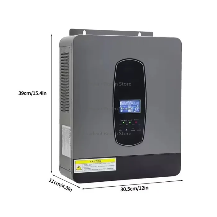 

Villa Backup Power System Component: 3KW Hybrid Inverter, Manage Solar/Battery/Grid Priority