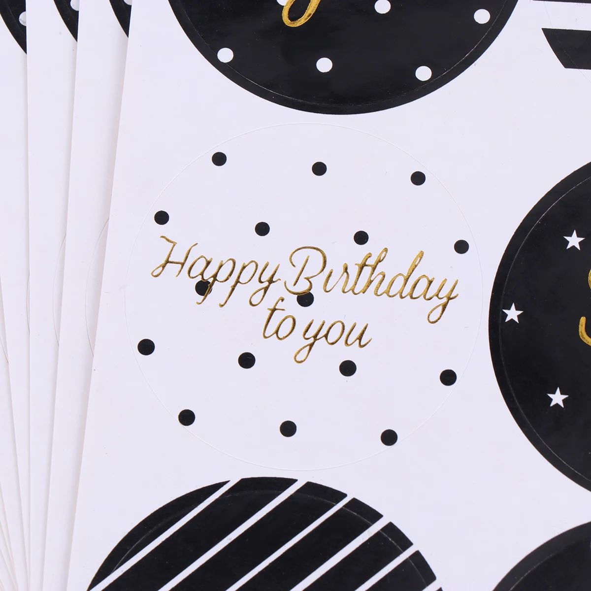 10SheetsHotStampingStickerGiftTagsBirthdayLabelsBronzingDecalStickersSelfAdhesivePartySealingEnvelopeOfficePaper