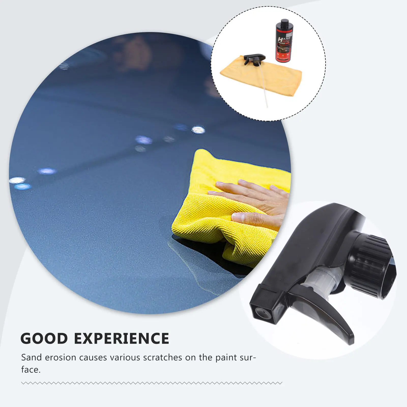 500Ml Car Nano-Coating Wax Professional Spray Ceramic Sealant Paint Protector Leaf Hydrophobic Scratch Resistant Bright