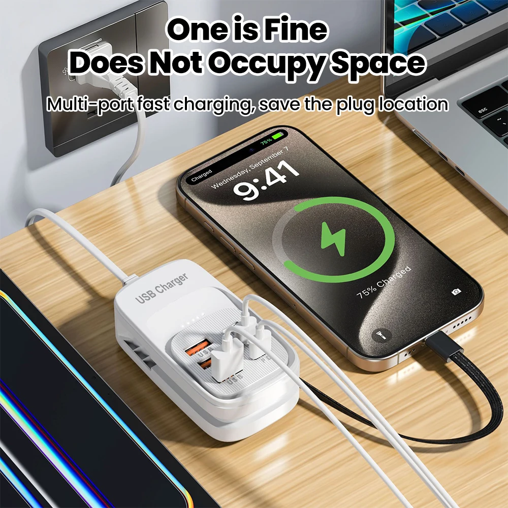Pengisi Daya USB Cepat 6 in 1 - Power Tools Uk ulasan dan harga