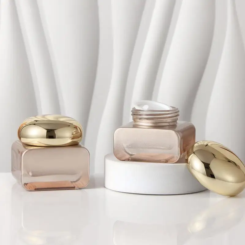Sprühflasche aus Glas 20ml-120ml DIY Ätherisches Öl Zerstäuber Behälter Creme Lotion Reise Nachfüllbare Pumpflasche für Lotion – Detail 2