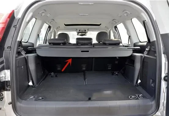 For Haval H9 2015-2020 trunk aluminum alloy + canvas telescopic cover board clapboard support occlusion car accessories