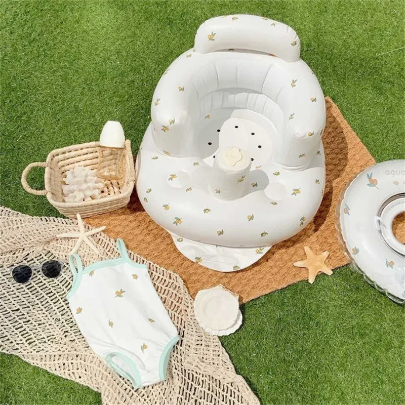 AOLIVIYA Ins Korea Same Baby Learning Sitting Chair Baby Multi-functional Inflatable Sofa Child Training Seat Learning Sitting A