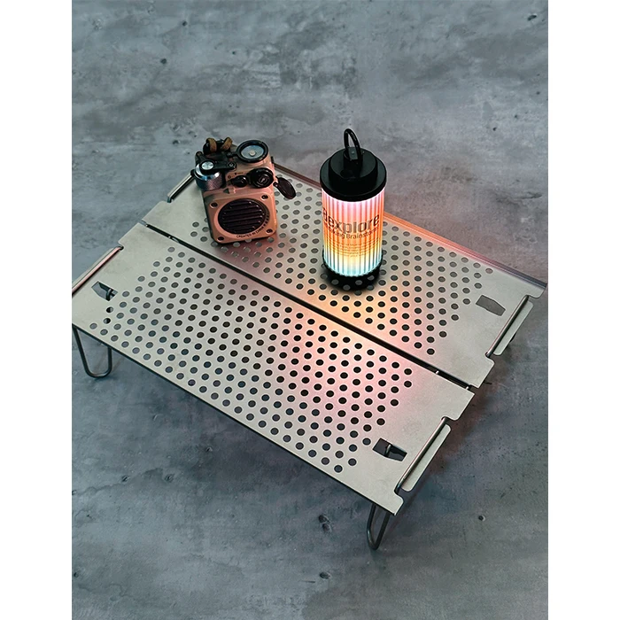 

Lightweight Hiking Titanium Table Folding Mountaineering Camping Small Table Ultra-light Outdoor Pure Titanium Mini Folding