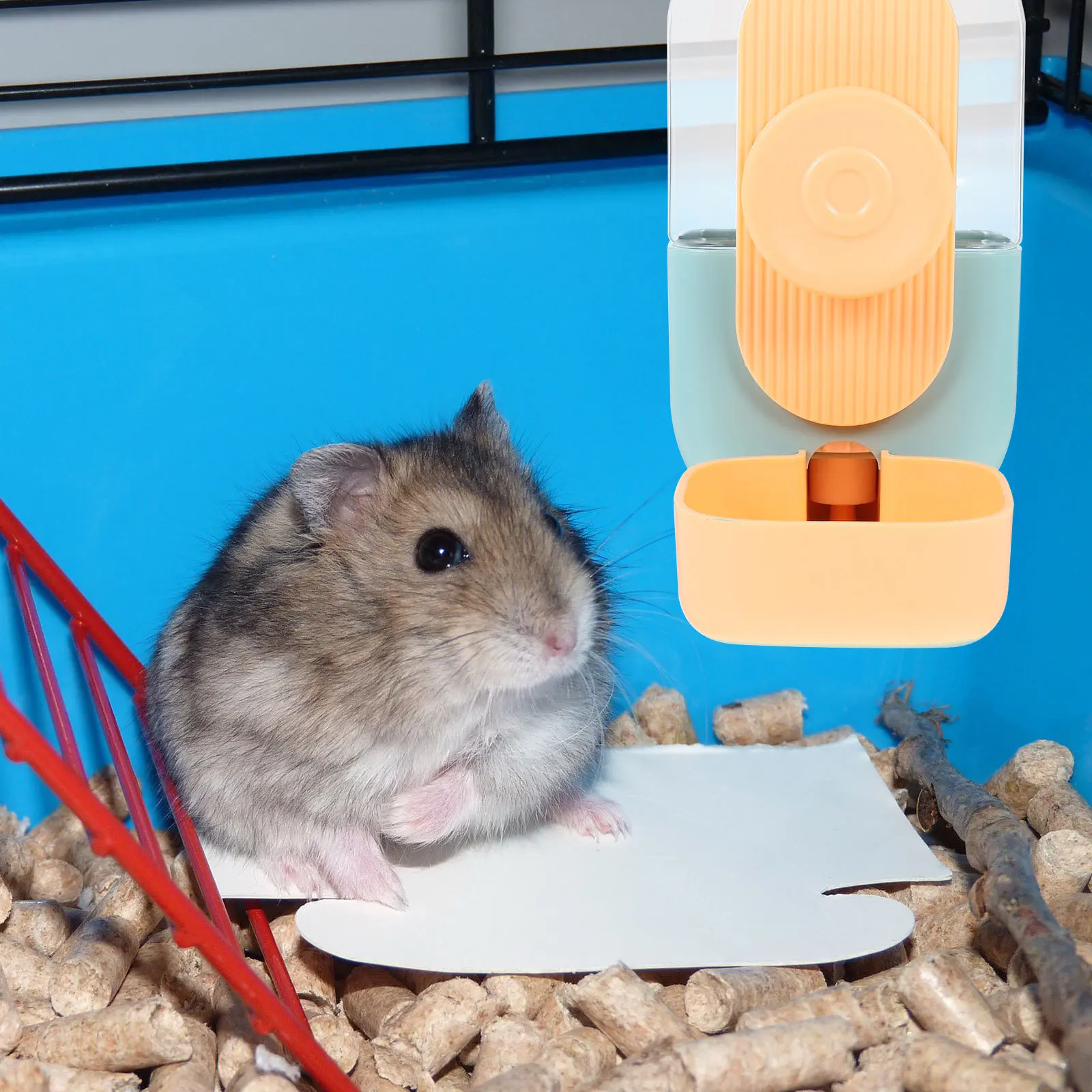 

Hanging Automatic Water Dispenser Large Capacity Rabbit Feeder Convenient Bunny Waterer for Small Pets Cage Use