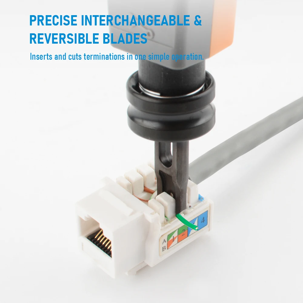 أداة ثقب 110/88 متعددة الوظائف من نوع كرون IDC/سلك الشبكة Cat5 وأدوات طرفية لتأثير إدخال الهاتف