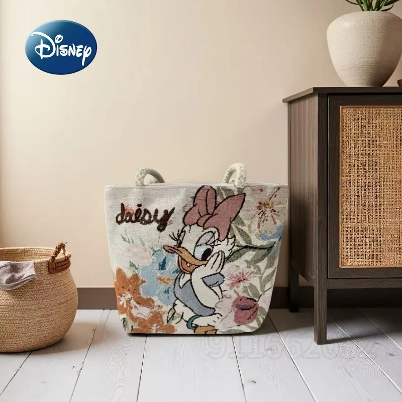 Disney New Women's Handbag Cartoon Fashion Women's Shoulder Bag Large Capacity Storage Casual Women's Bag High Quality