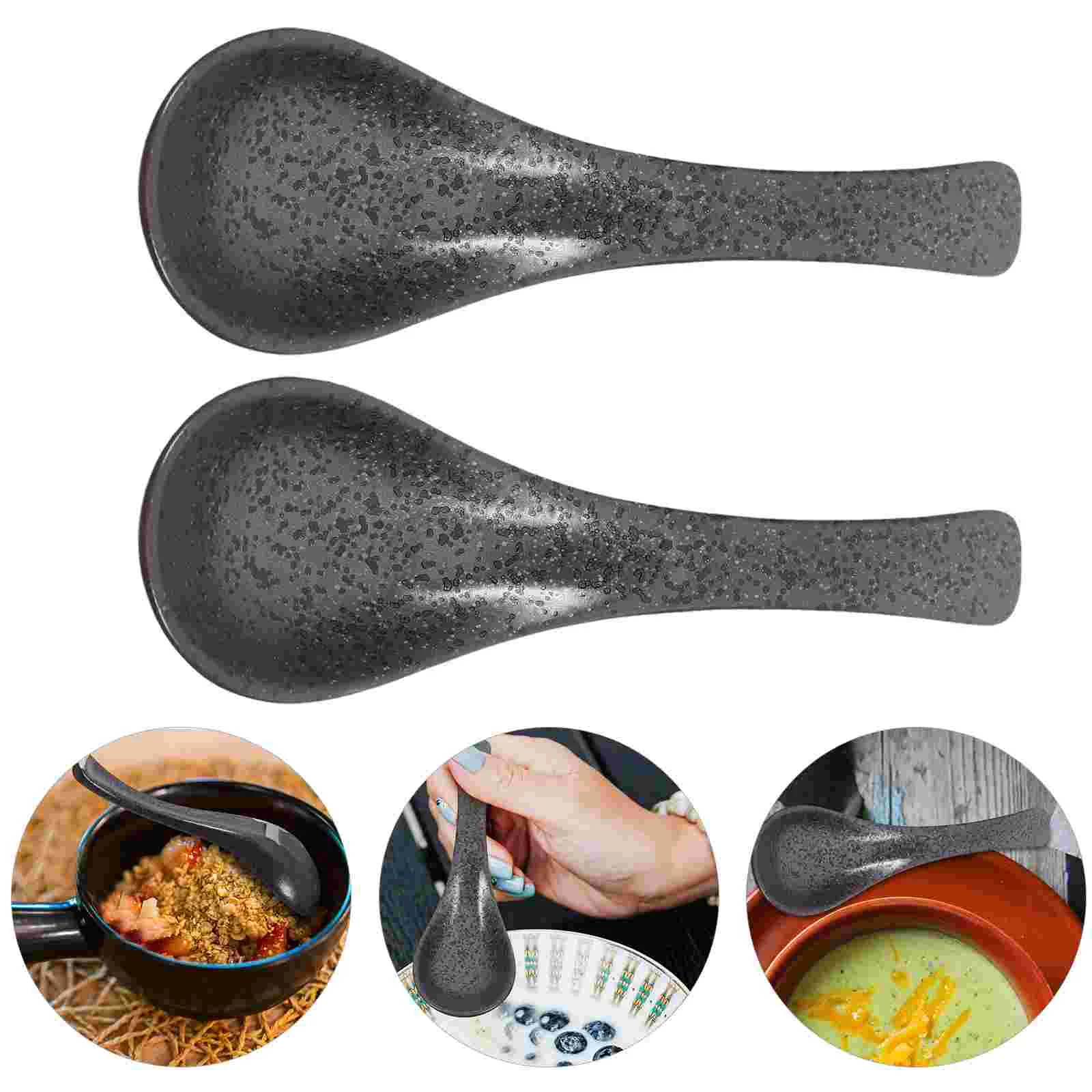 

Asian Soup Spoon Kitchen Ceramic Soup Spoon Retro Soup Spoon Ramen Spoon Dinner Spoon ramen soup spoon